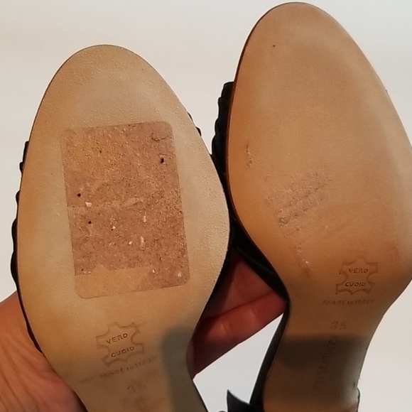 Manolo Blahnik Sedaraby Blue Taffeta NIB Sz 35 6 - Picture 5 of 7